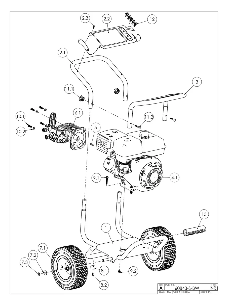 SIMPSON, PS60843, 60843-S-BW, IPL.2