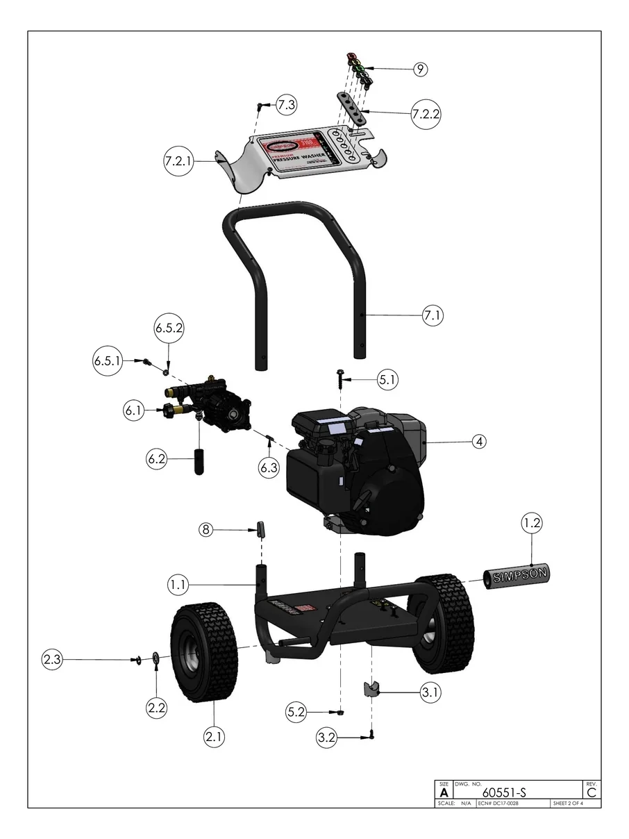 SIMPSON, MSH3125, 60551-S, REV-C, IPL.2