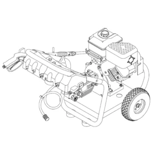 TROY-BILT Pressure Washer 01904 - Model Identification Image