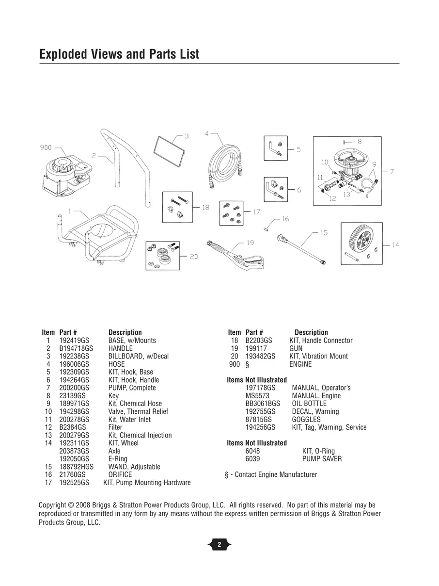 TROY-BILT, 01908-02, IPL.2