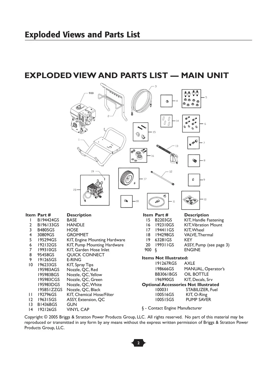 TROY-BILT, 020210-2, IPL.2