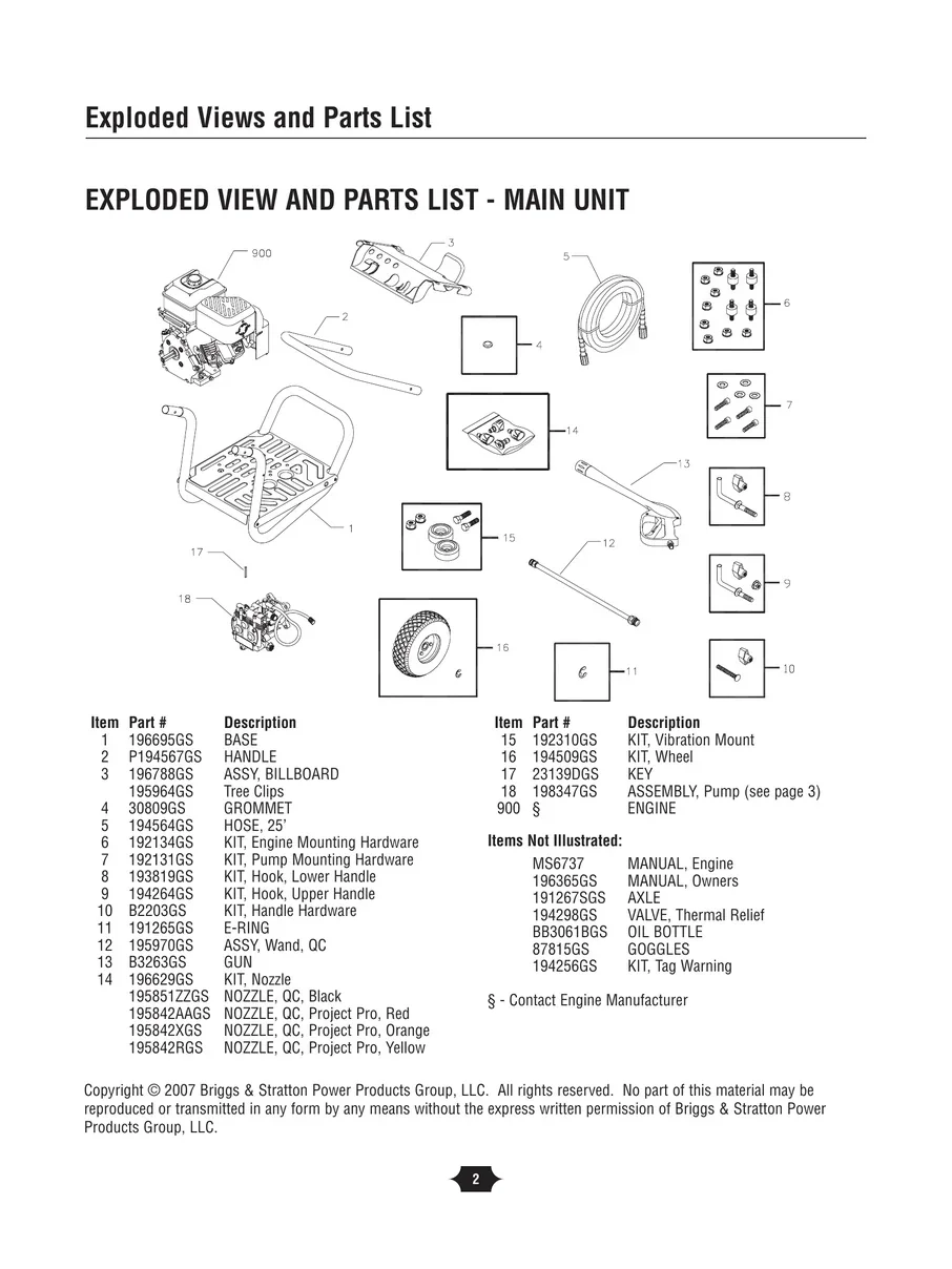 TROY-BILT, 020242-2, IPL.2