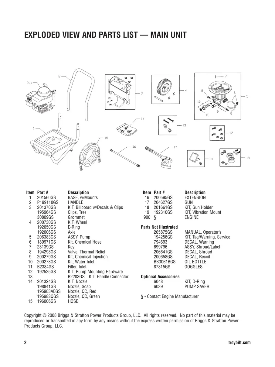 TROY-BILT, 020348, IPL.2