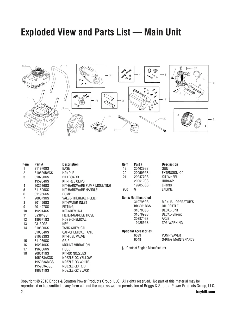 TROY-BILT, 020414-0, IPL.2