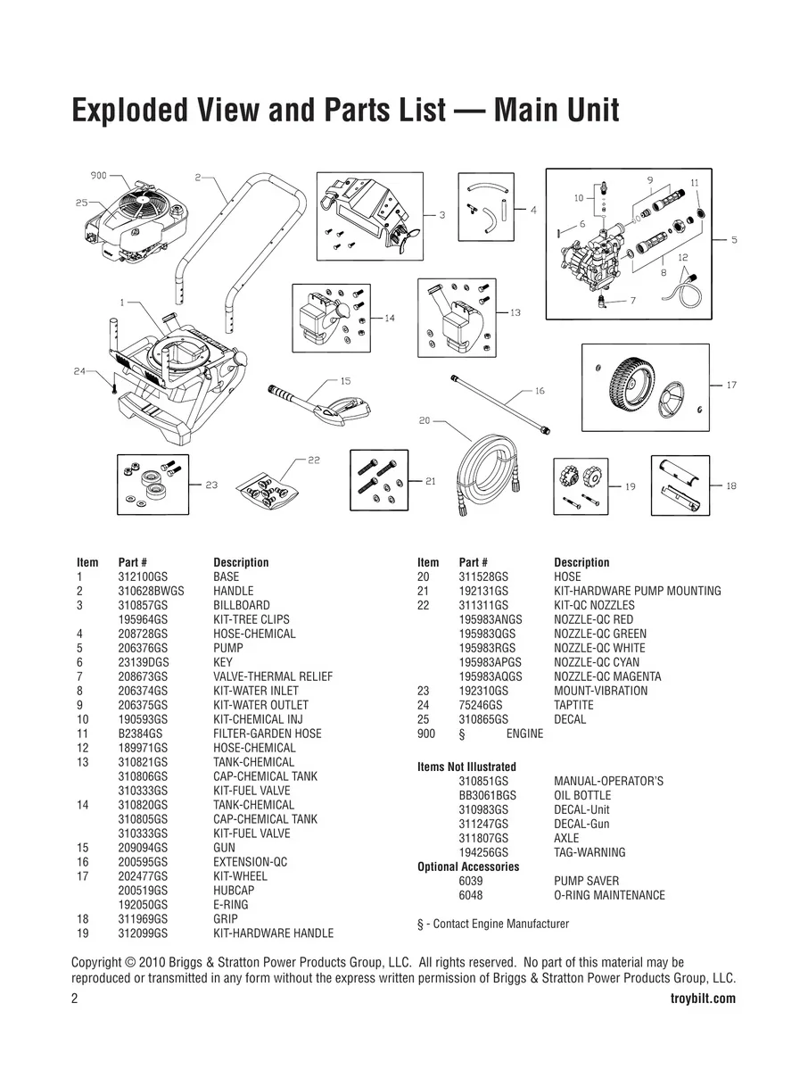 TROY-BILT, 020416-0, IPL.2