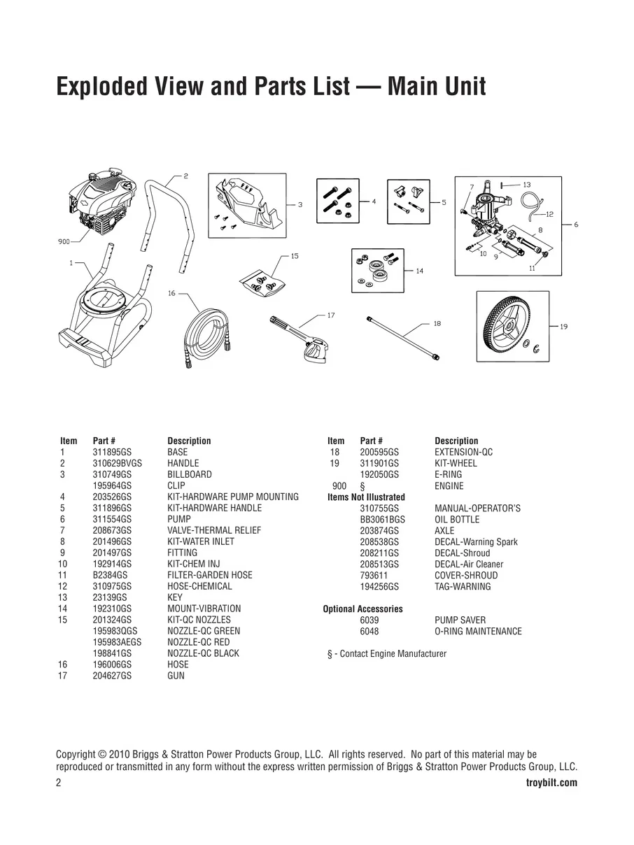 TROY-BILT, 020421-0, IPL.2