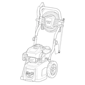 TROY-BILT Pressure Washer 020679-00 - Model Identification Image