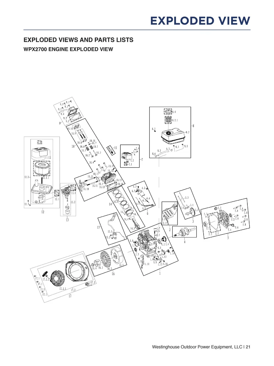 WESTINGHOUSE, WPX2700, IPL.21