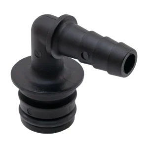 ELBOW, 3/8"HB X QC, POLYPROPYLENE