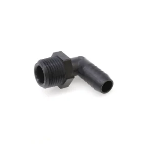 90 DEGREE ELBOW, 1/2"MPT X 1/2"HB, POLYPROPYLENE