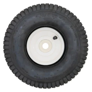 WHEEL ASSEMBLY, 10" PNEUMATIC, WHITE HUB, 3/4" AXLE
